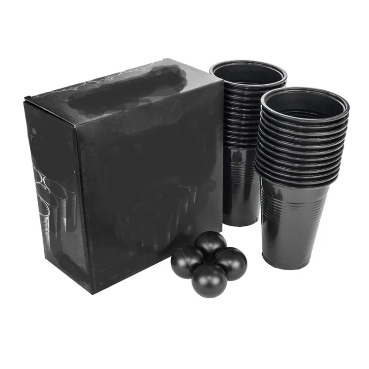 Набор для черного пивного понга 16 унций