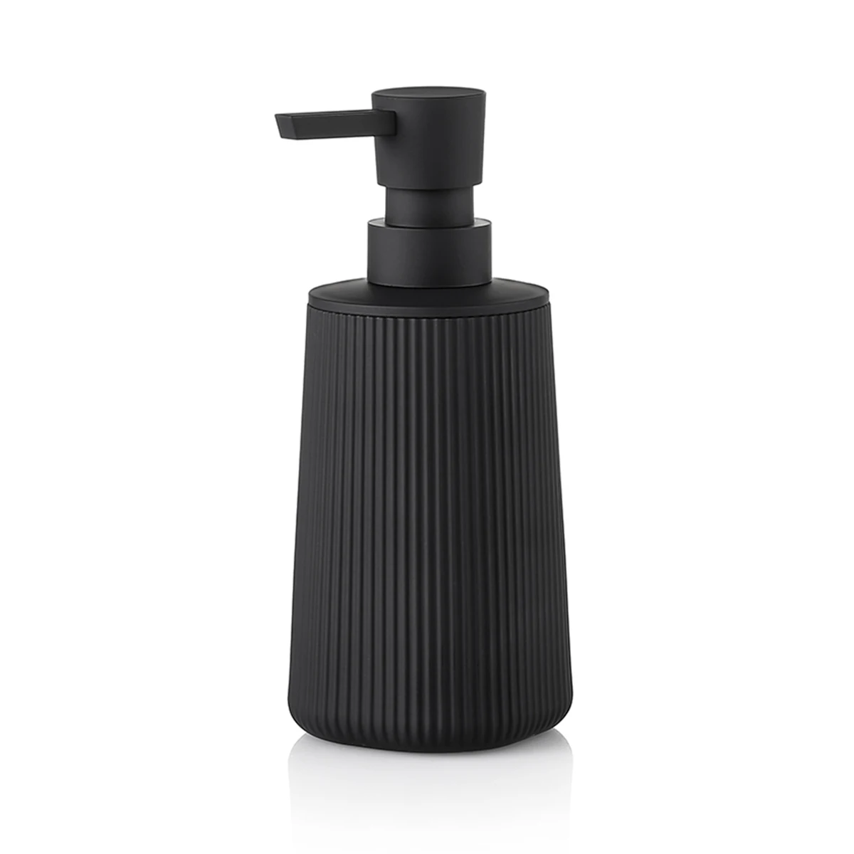 Yaukph Matte Black Plastic Liquid Soap Dispenser For Kitchen And