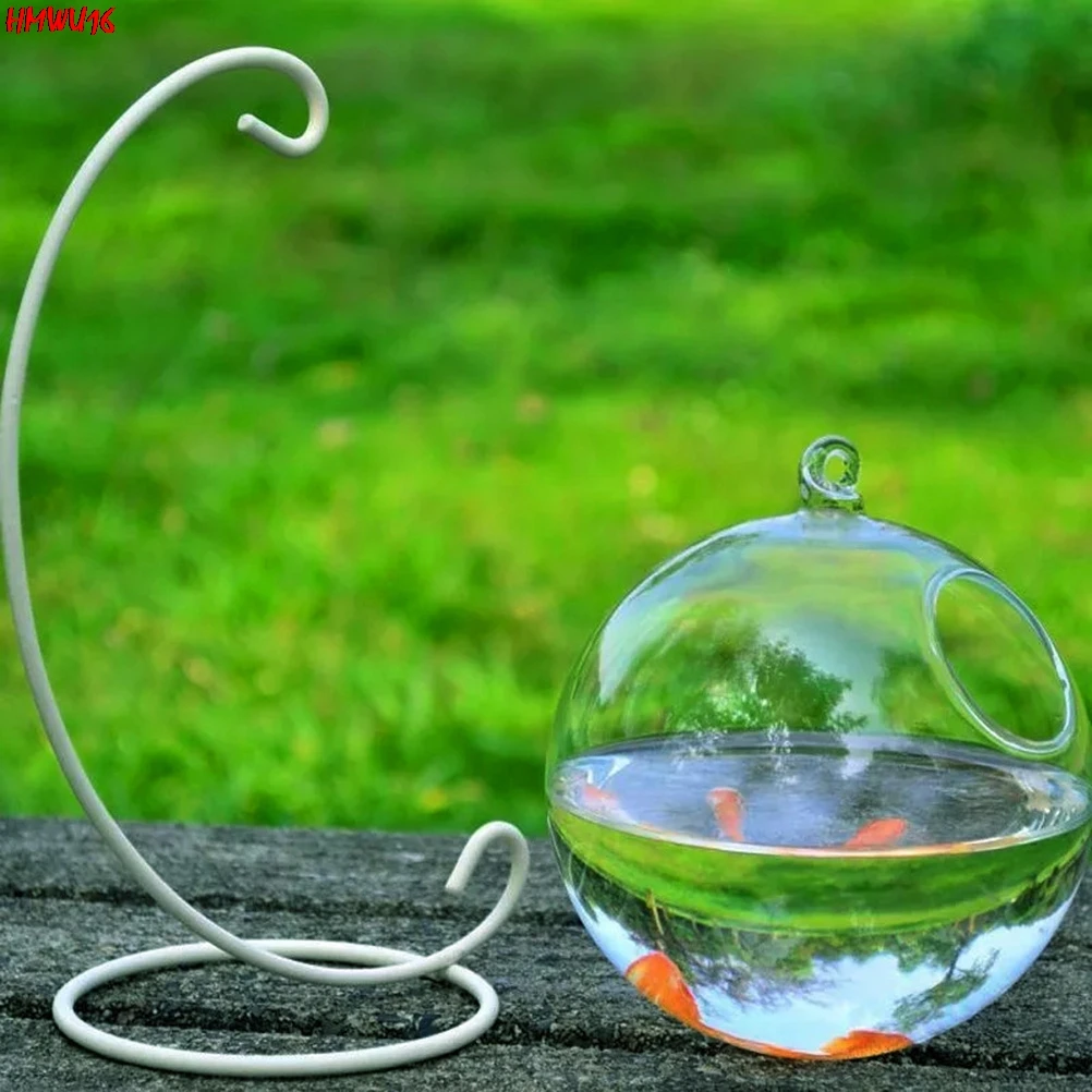 Yardwe Klare Fischschale Runder Blumentopf Sukkulententopf Schüssel Mini- Hydrokultur-Pflanzenbehälter Für Bonsai Sukkulenten Kakteen
