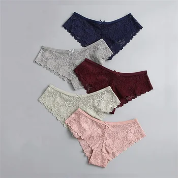 women's underwear lace sexy low-rise briefs panties