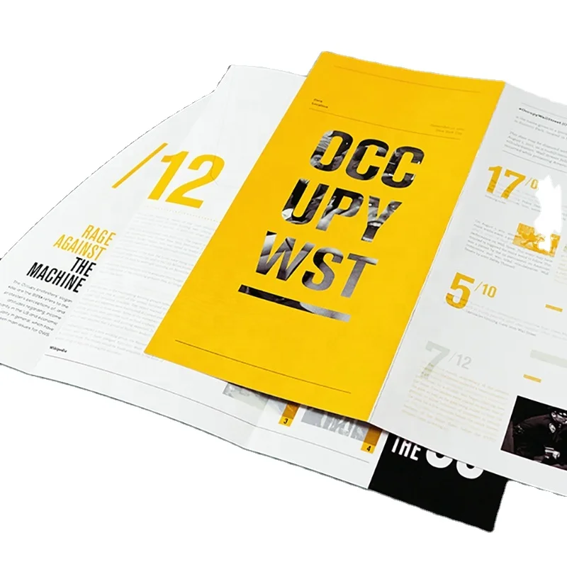 Листовки офсетная печать пользовательский размер А5 листовая печать