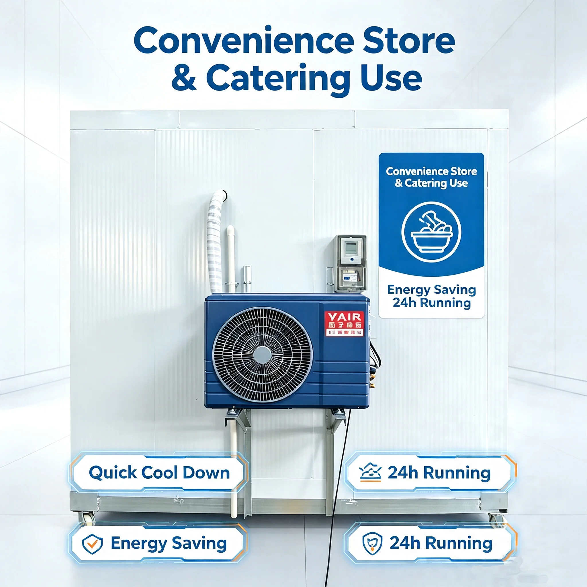 Storage Room Refrigeration Unit, AC 220V~240V, 3-7kW - detail 16