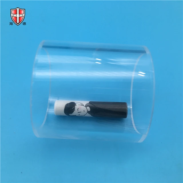 Laboratory Silicon Dioxide Vycor UV Optical Quartz Glass Tube