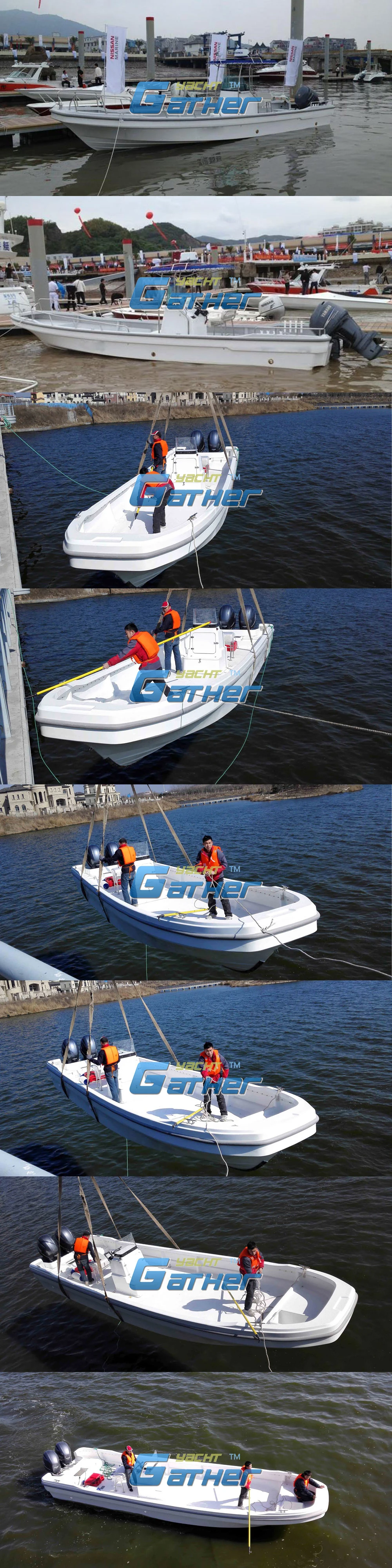 Gather Sport Panga Boat 32ft Fiberglass Center Console Fishing Boat