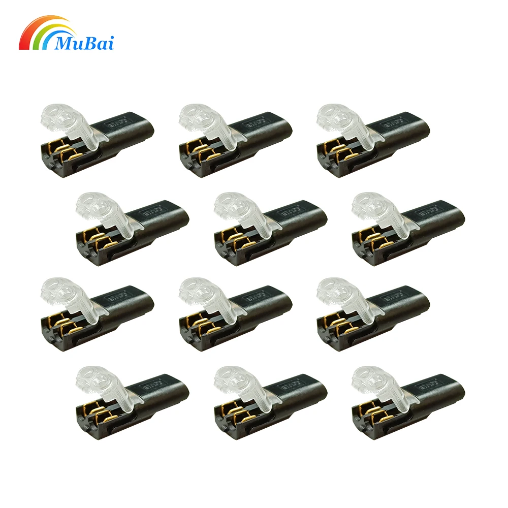Non Peel Qijie Connector 1 Lead 2 1 Lead 3 1 in 4 Out LED Light Wire Cable Connector Distributor Splitter Box