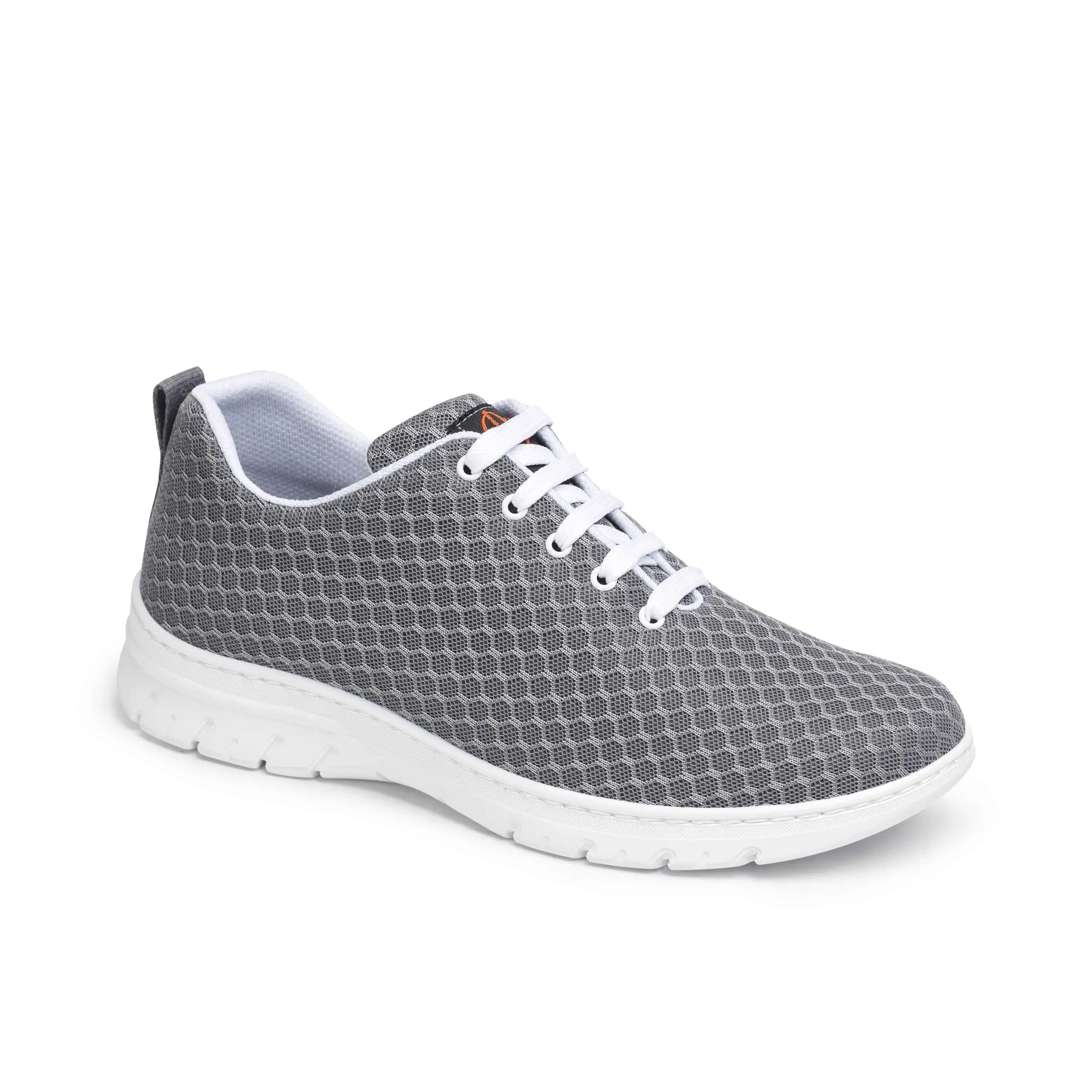 Quality Guarantee Blucher Type Unisex Work Shoe With One Upper Piece Seamless and With Laces With a Flat Pad Design