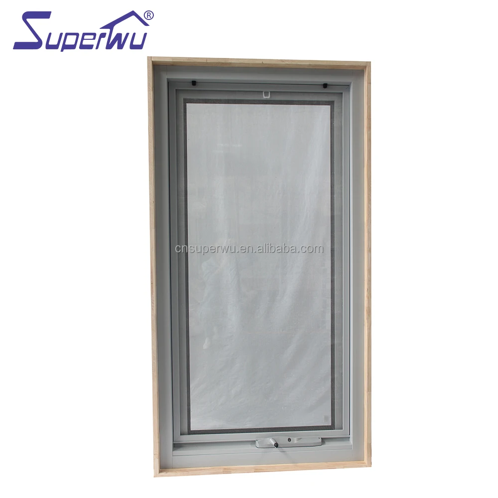 45 Degree Assembly Aluminum Double Glazed Commercial out swing Window