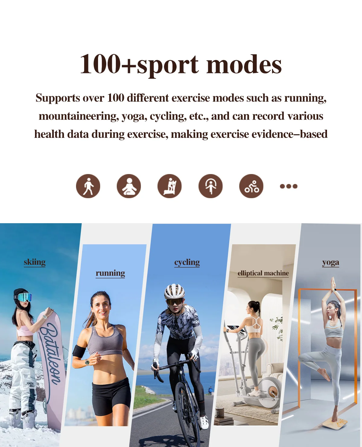 H06 Női okosóra sportmódok