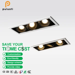 PULUOTI CE CB Certified Spot Led Encastrable High Brightness MR16 GU10 15W-30W AC85-240V Dimmable for Various Lighting Needs