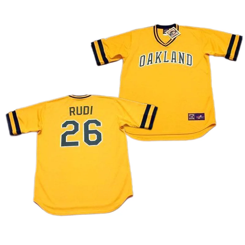 Wholesale Oakland 25 Mark Mcgwire 26 Joe Rudi Oakland 30 Ken Holtzman 33  Jose Canseco Throwback Baseball Jersey Stitched S-5xl Athletics From  m.