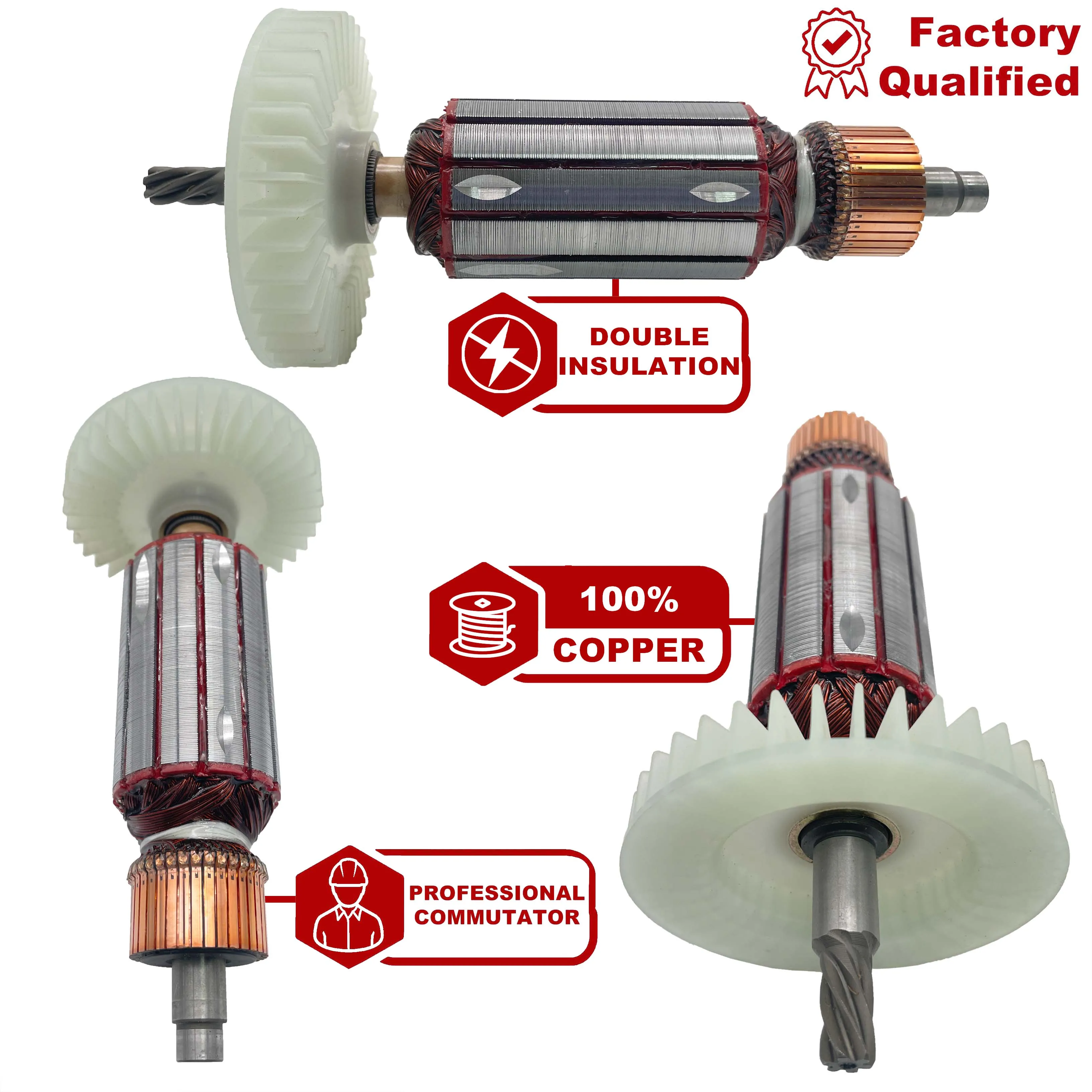 AC220V-240V Armature Rotor Anchor Replacement for WEKA Core Drill DK16