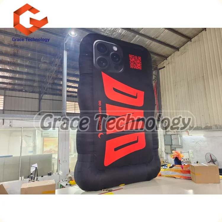 PVC Inflatable Mobile Phone Model ,Inflatable Smart Mobile Phone Shape Model Balloon for Promotion