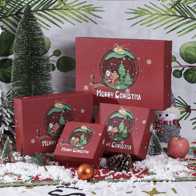 Custom Size and Printing - Luxurious Christmas Gift Lift-top Box