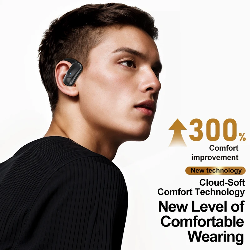 Auricolari Wireless M47 Bluetooth 5.3 A Clip, Con Custodia Ricarica, Per Sport