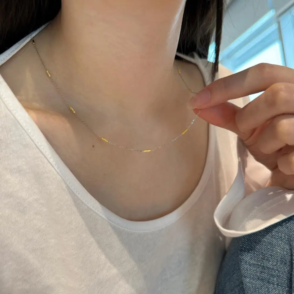 KAKODIY simple elegant fashionable 925 sterling silver chain Jewelry for Women necklace detail 8