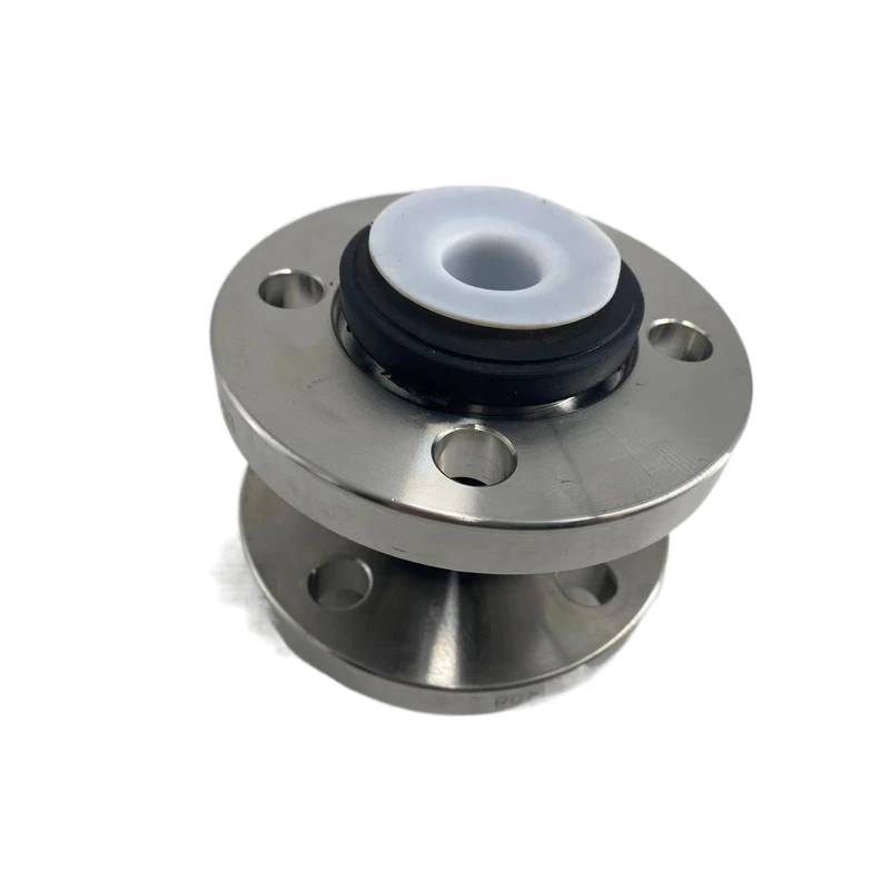 Epdm Nbr Nitrilo Neoprene Ptfe Borracha Dupla Esfera Flutuante Flange De Aço Inoxidável Flexível Expansão Conjunta