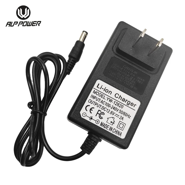 High quality 4.2v 8.4v lithium li-ion battery charger Electric screwdriver adapter 12.6v 2a lithium battery charger