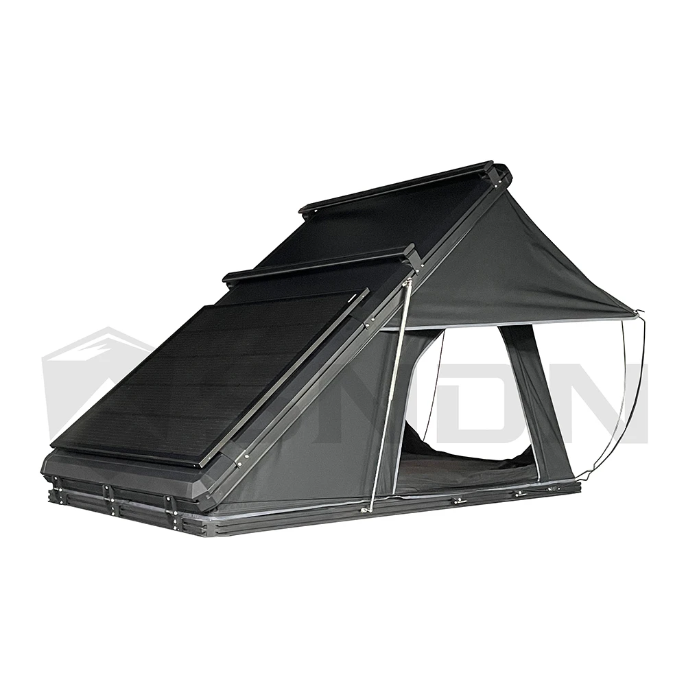 Lightweight Rooftop Tent Black 4 5 Person Hardshell Roof Top Tent Light for Camping Cars Rooftop Tents for Sale