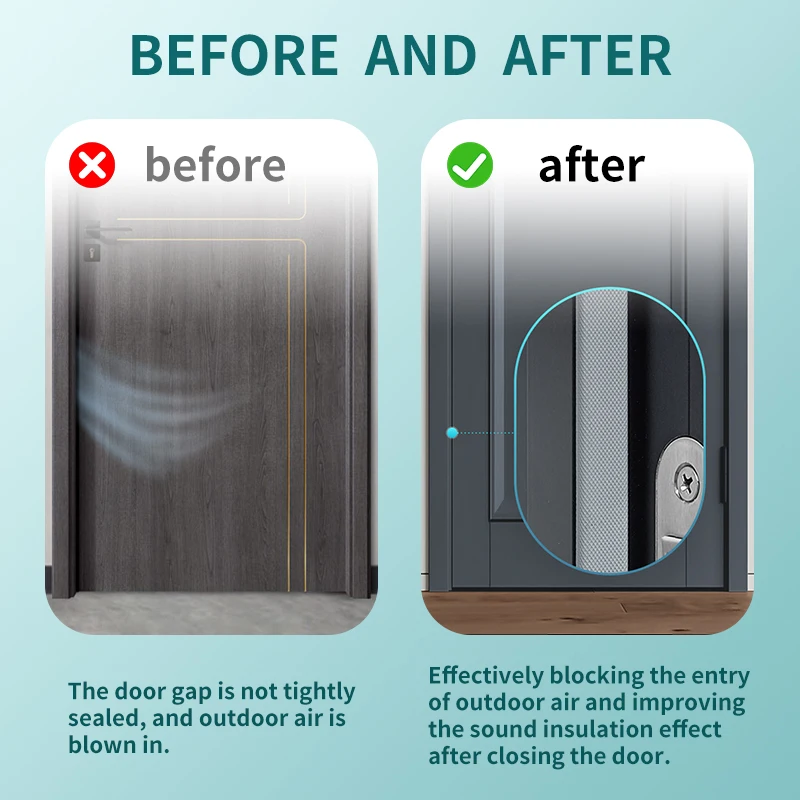 Modern Designed Magnetic Automatic Adsorption Door with Silent PVC Aluminium Sealing Strip Flexible Dustproof Installation Screw