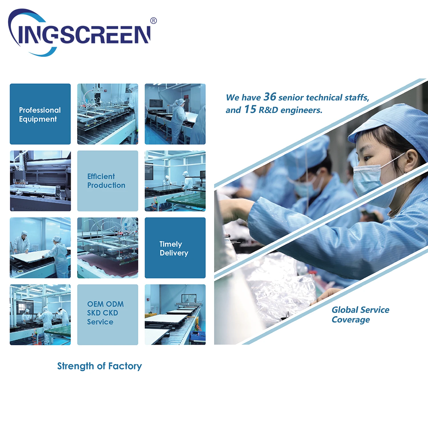 INGSCREEN Digital Display Signs and Display Menu and Screens Floor Standing Kiosk 32 43 49 55 Inch Android Video LCD Advertising