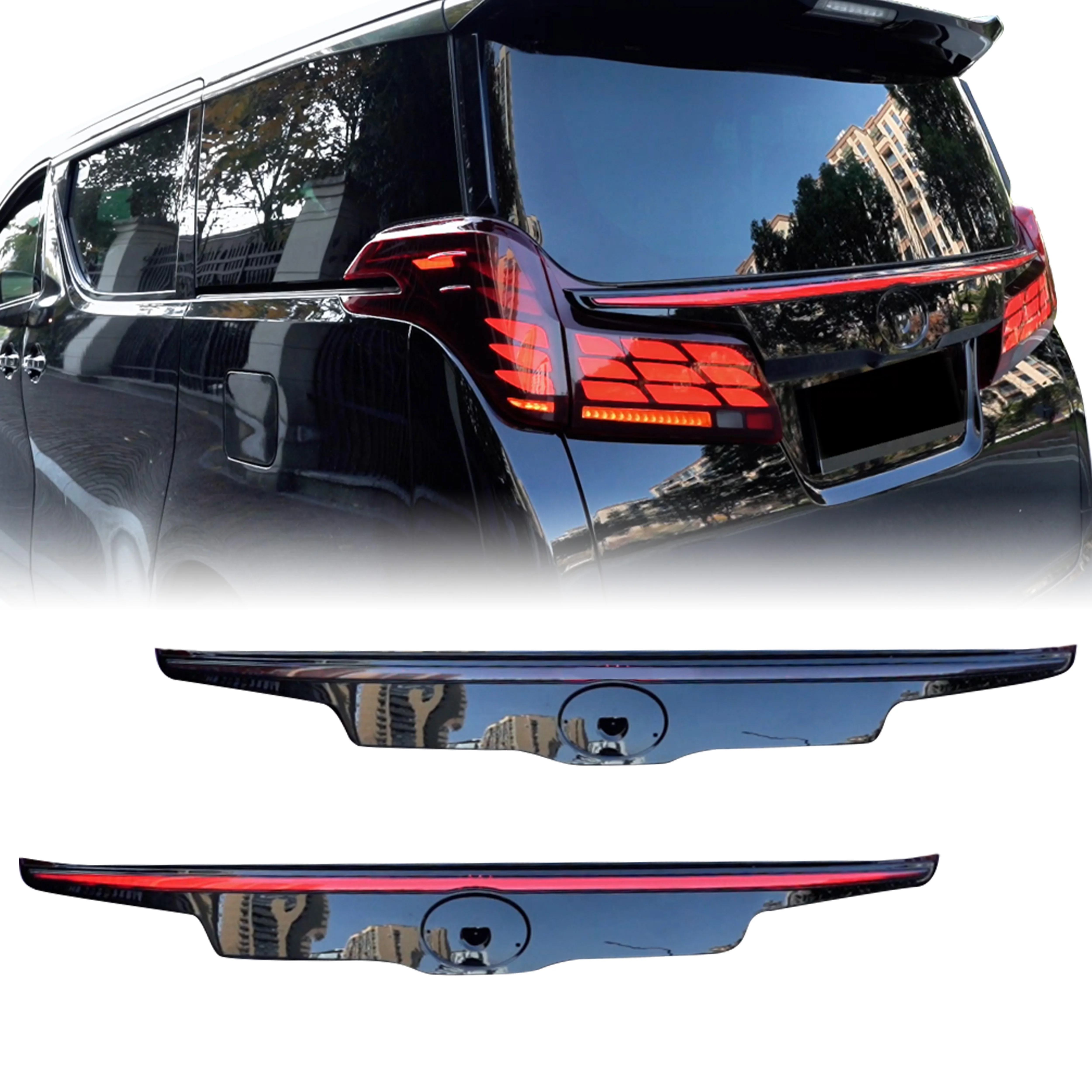 Upgraded Car Modified Led Tail Lights Rear Lamp for TOYOTA ALPHARD