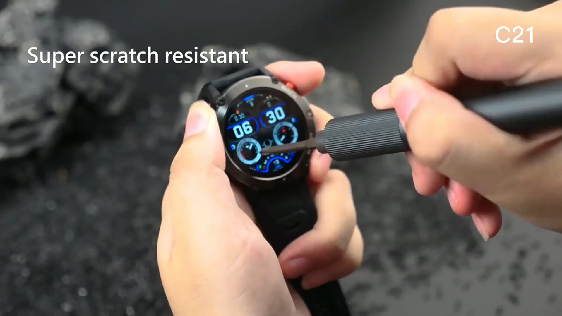 New 2024 C21 Pro 410mah Big Battery Outdoor Sport Smart Watches Bt