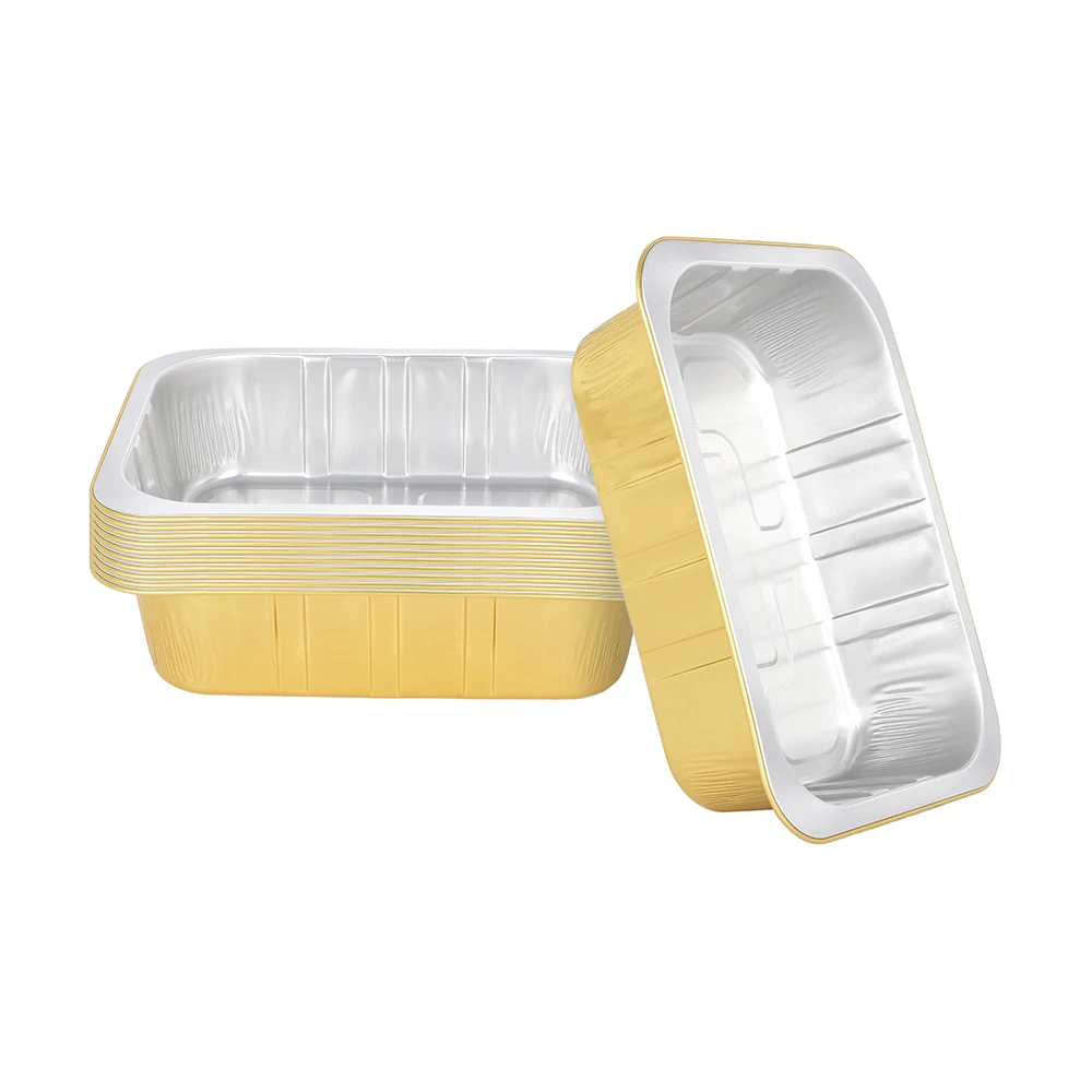 C1400 Wrinkle Free Disposable Foil Tray Crease Proof Party Tray Catering Foil Tray for Birthday Celebrations