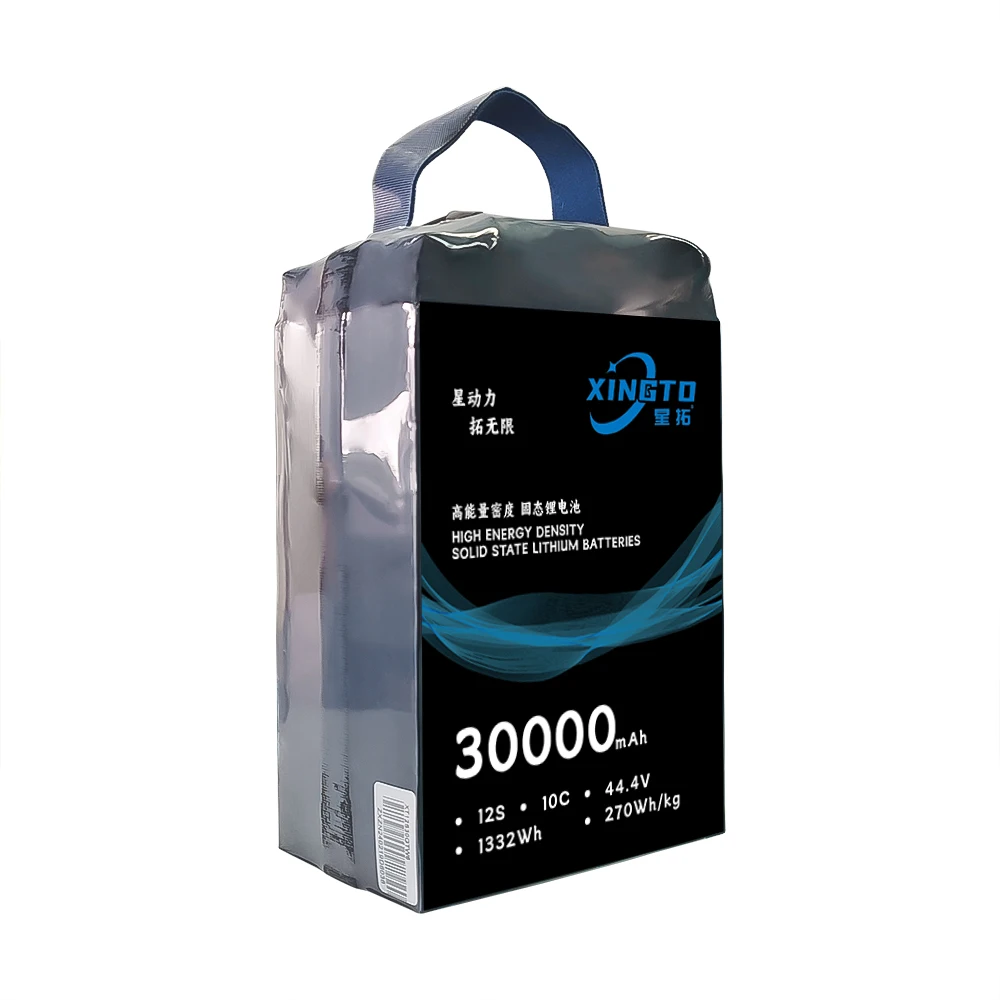 New Technology Rechargeable Solid State Lipo 6S 12S 14S 24S 16000mAh 22000mAh 27000mAh 30000mAh Drone Battery