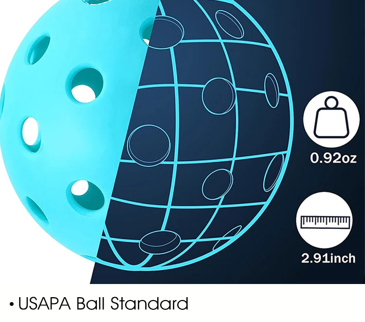 Wavar Sports Outdoor Pickleballs X40 Pickleball Balls Usa