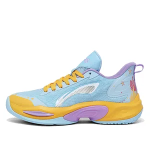 Wholesale High Quality Custom Fashion Men's Basketball Shoes Non-Slip Sports Shoes for Spring/Summer Rubber/EVA Insole