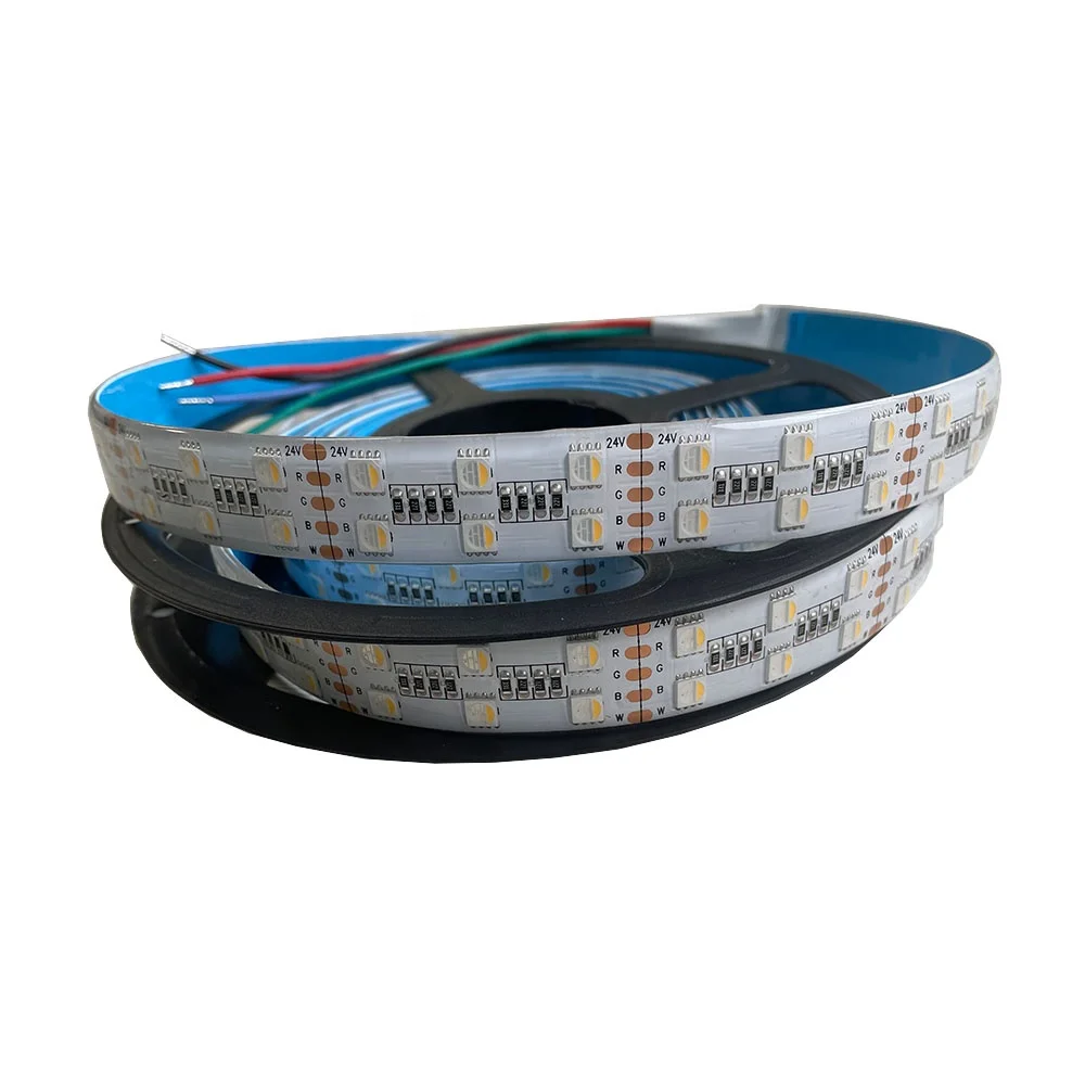 24V 20MM PCB SMD5050 120LED/m rgbww çift sıra akıllı kontroller
