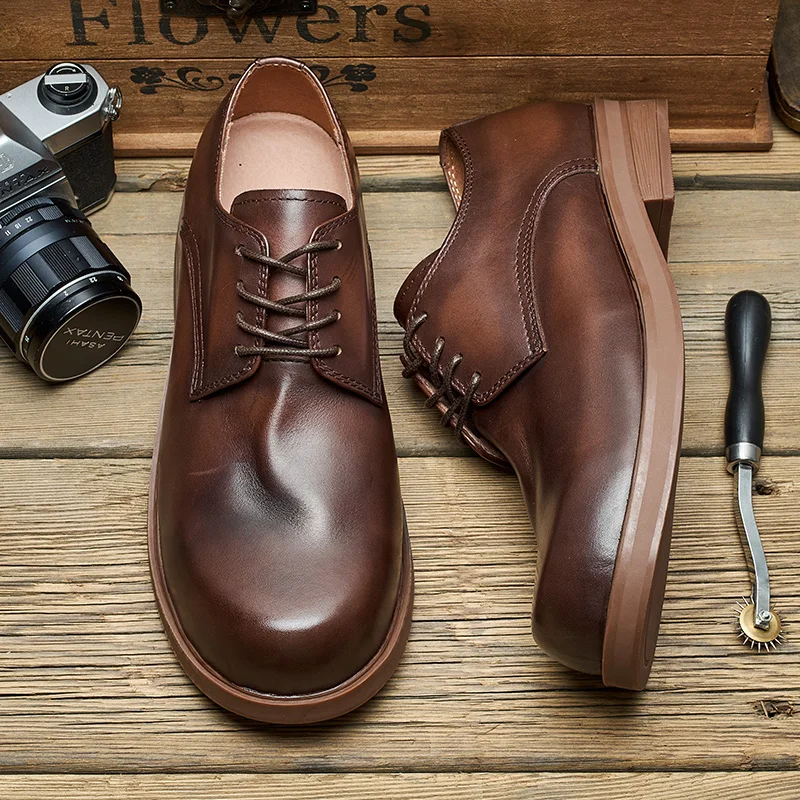 Hot Sale Trending Comfortable Fashionable Leather Men's Leather Casual