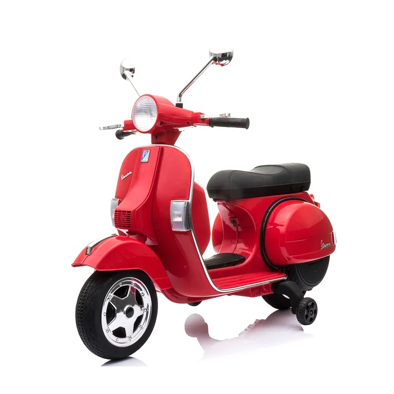 VESPA PX150公式ライセンス 電動キッズバイク 乗用玩具 子供用バイク 