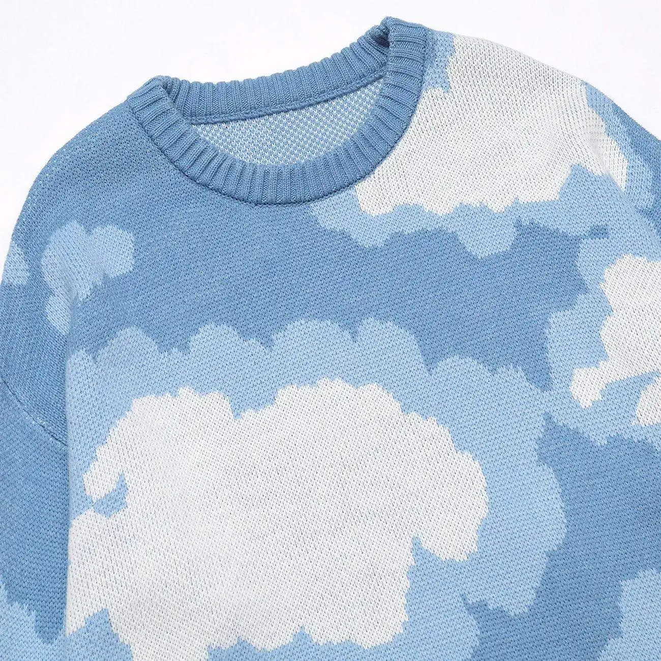 DiZNEW Wholesale New Winter 2021Clouds Shapes Print Blouse Men's Sweater supplier