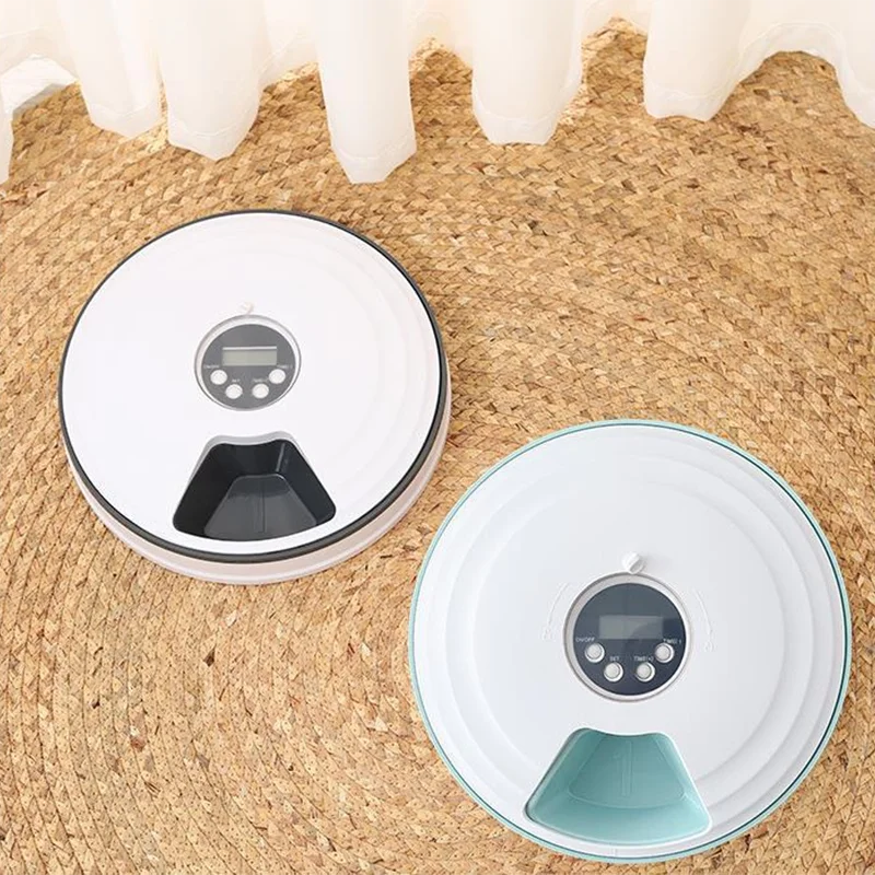 Автоматическая кормушка для домашних животных умный дозатор пищи кошек и собак с голосовым уведомлением таймер чаша аксессуары кормления