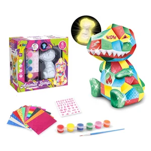 Creative Educational Painting Toy Night Light Plastic Children Diy Toys