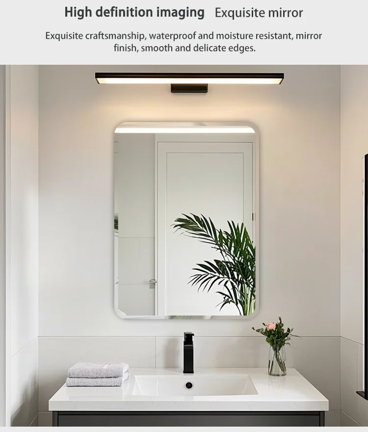 product wholesale oval bathroom mirror  wall hanging hd bedroom mirror for  home or hotel-6