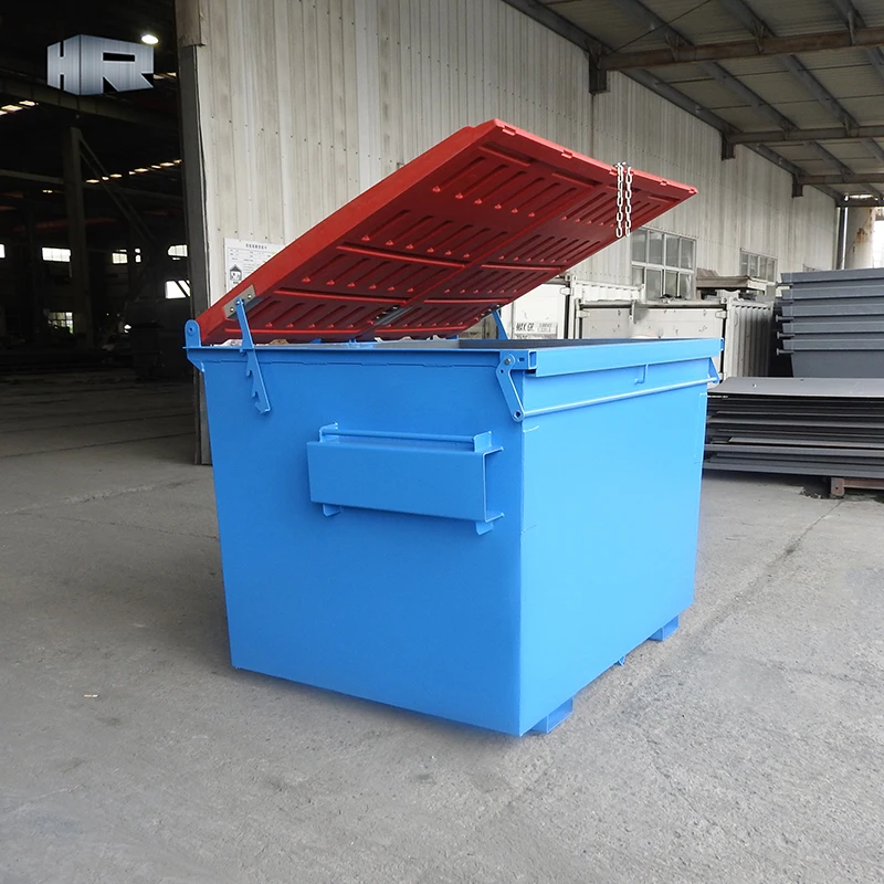 Front Load Dumpster Plastic Lids for Waste Treatment Machinery