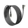 Negro 01 / USB-C de 5 Gbps a USB-C en ángulo recto con 2 repetidores