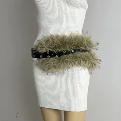 Medieval Wide Fur Waist Medieval Viking Retro Vintage  display picture 3