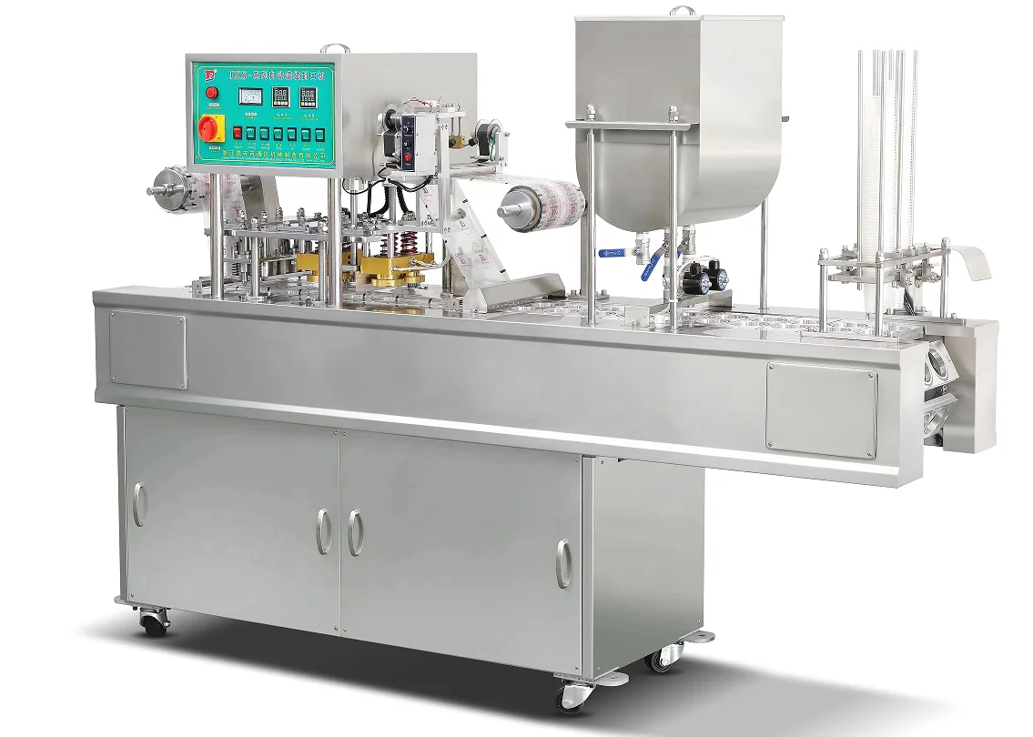 WANHE-2/4 Automatic Paste Filling Sealing Machine for Beverages Commodity Chemicals Plastic Packaging CE Certified Core Motor