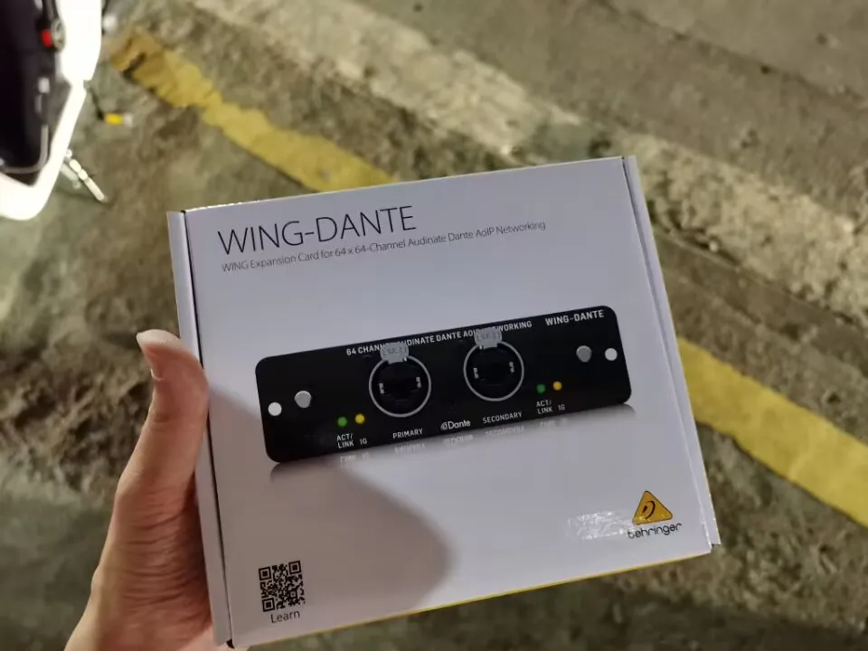 Behringer Wingdante 64channel Dante Expansion Card For Behringer Wing