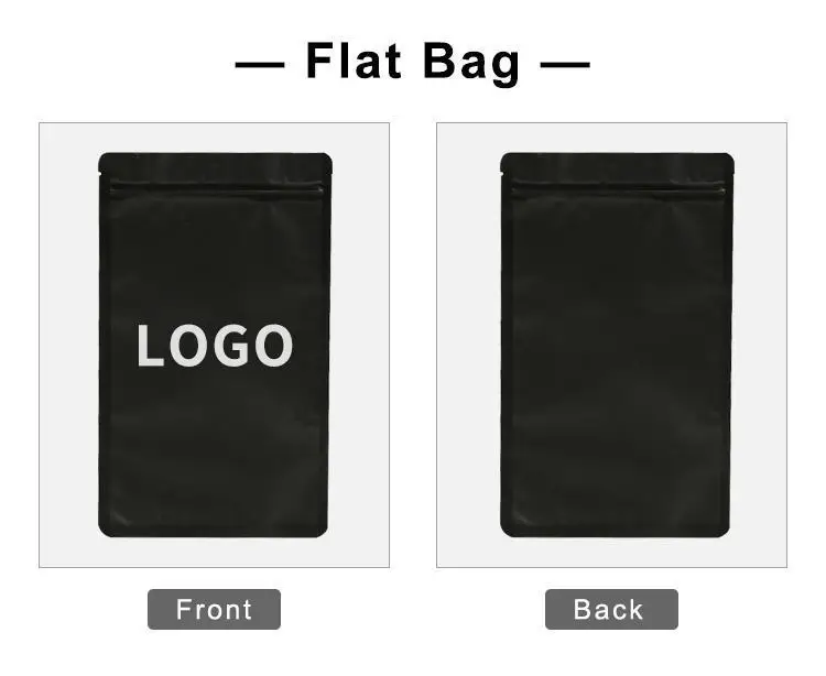 Low Moq Kraft Paper Custom Biodegradable Empty Tea Sachet Three Side