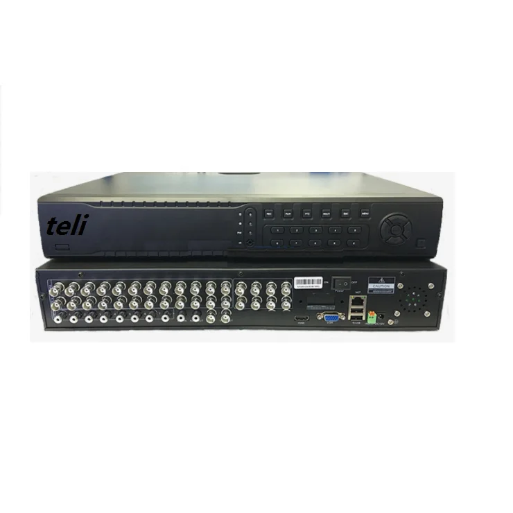 Network Video Recorder Ip AHD TVI CVI H264 CCTV Camera 4-IN-1 32CH DVR