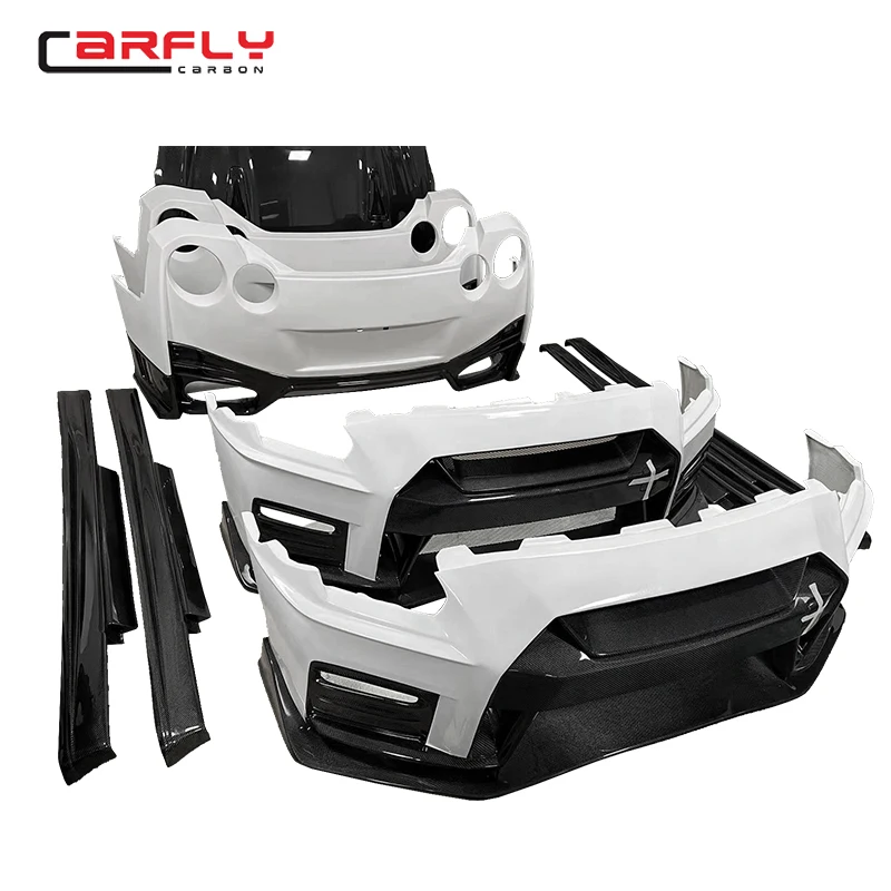 Carbon Fiber Mixed Fiberglass GTR R35 Nismo Body Kit for Nissan GTR R35 ...