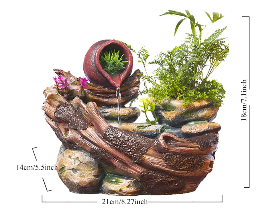 Diy植物微景观室内盆栽多肉植物家居摇滚桌面鱼缸喷泉家居装饰 Buy 植物微景观室内 鱼缸喷泉 喷泉家居装饰product On Alibaba Com