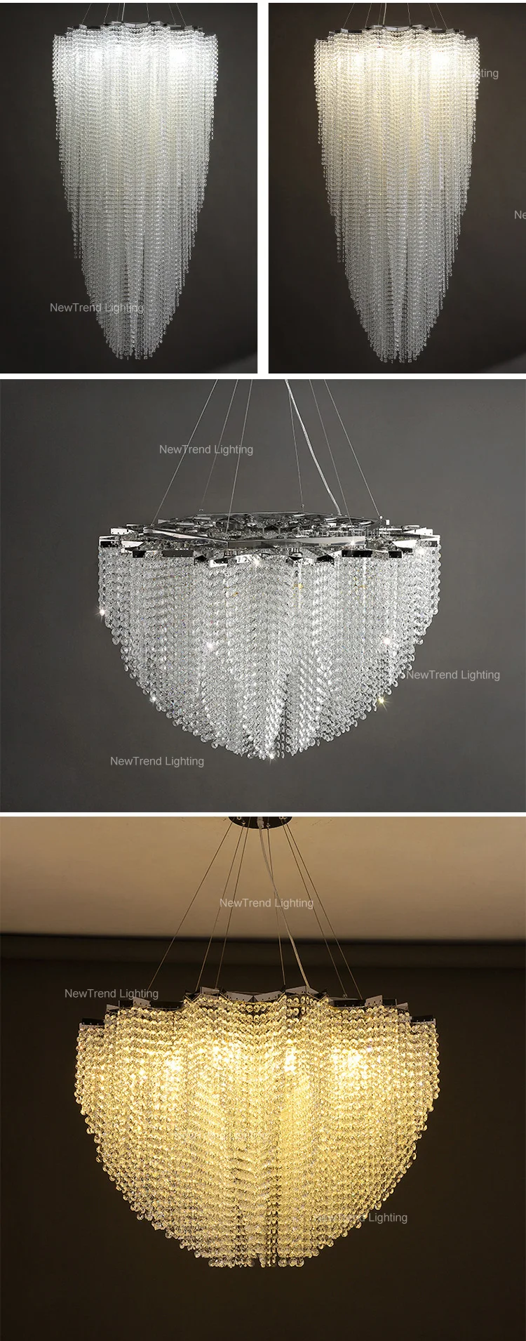 cpl 224 modern design hotel restaurant villa decorative light fixture custom large luxury crystal chandelier lamp-2