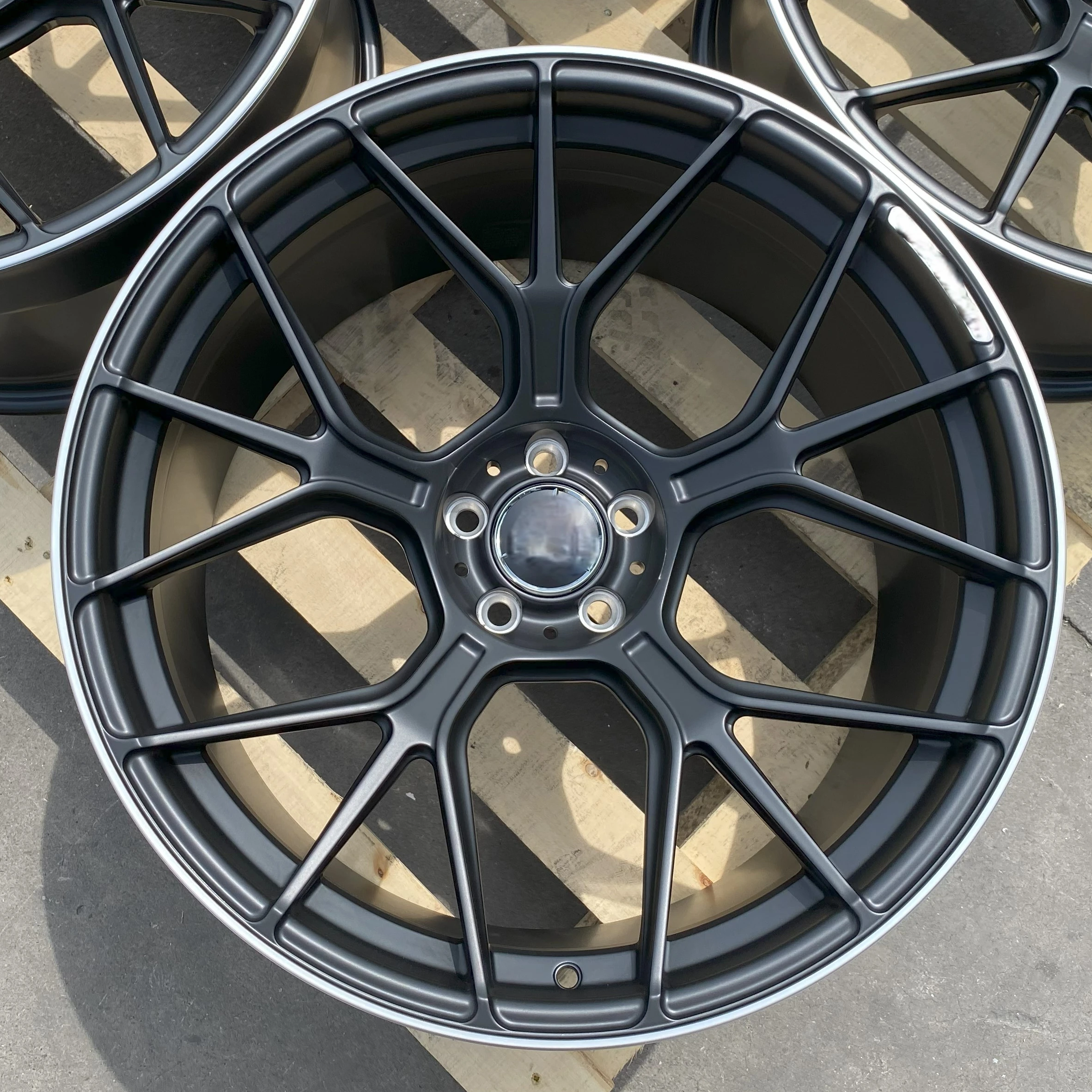 GVICHN black custom forged wheels for racing car 16 - 26 inch aluminum alloy rims 5x112 5x114.3 5x120 wheel hub