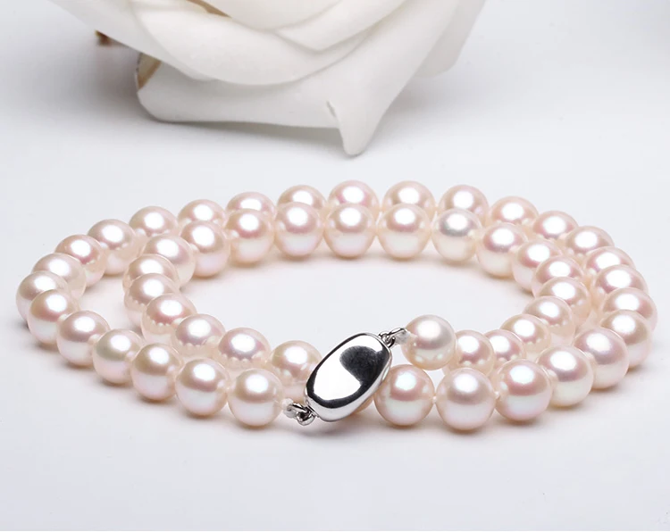 Wholesale White Natural Freshwater Pearls Beads String  for Making Necklace Bracelet