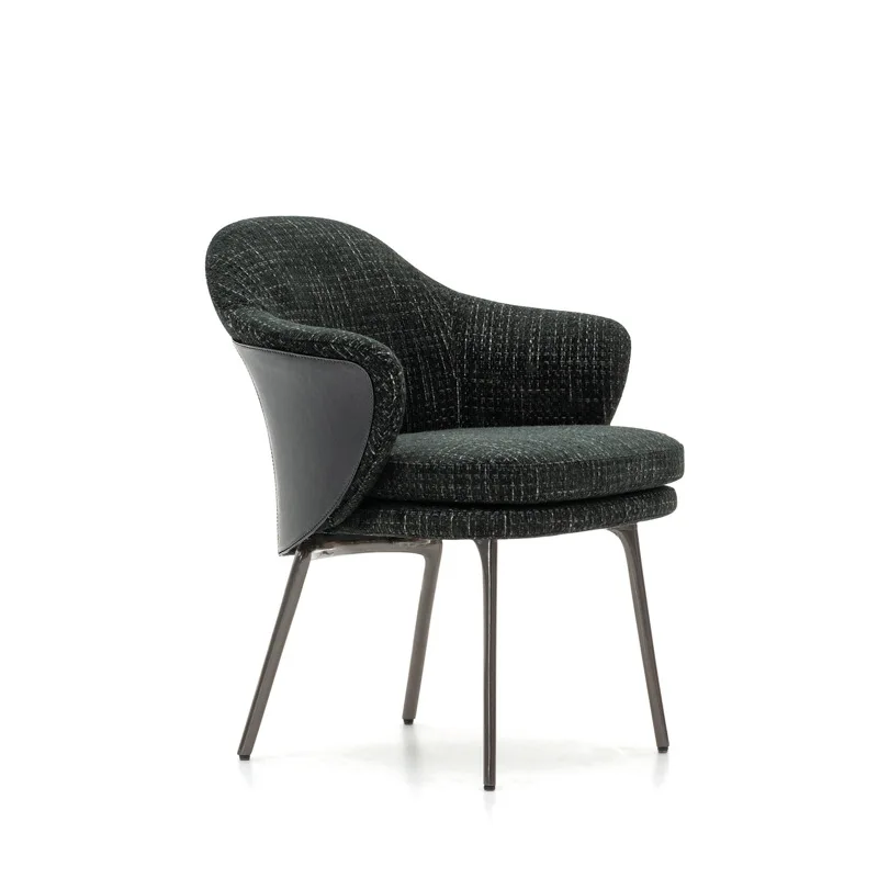 He389 Butterfly Chair Living Room - Leather Leisure Chair